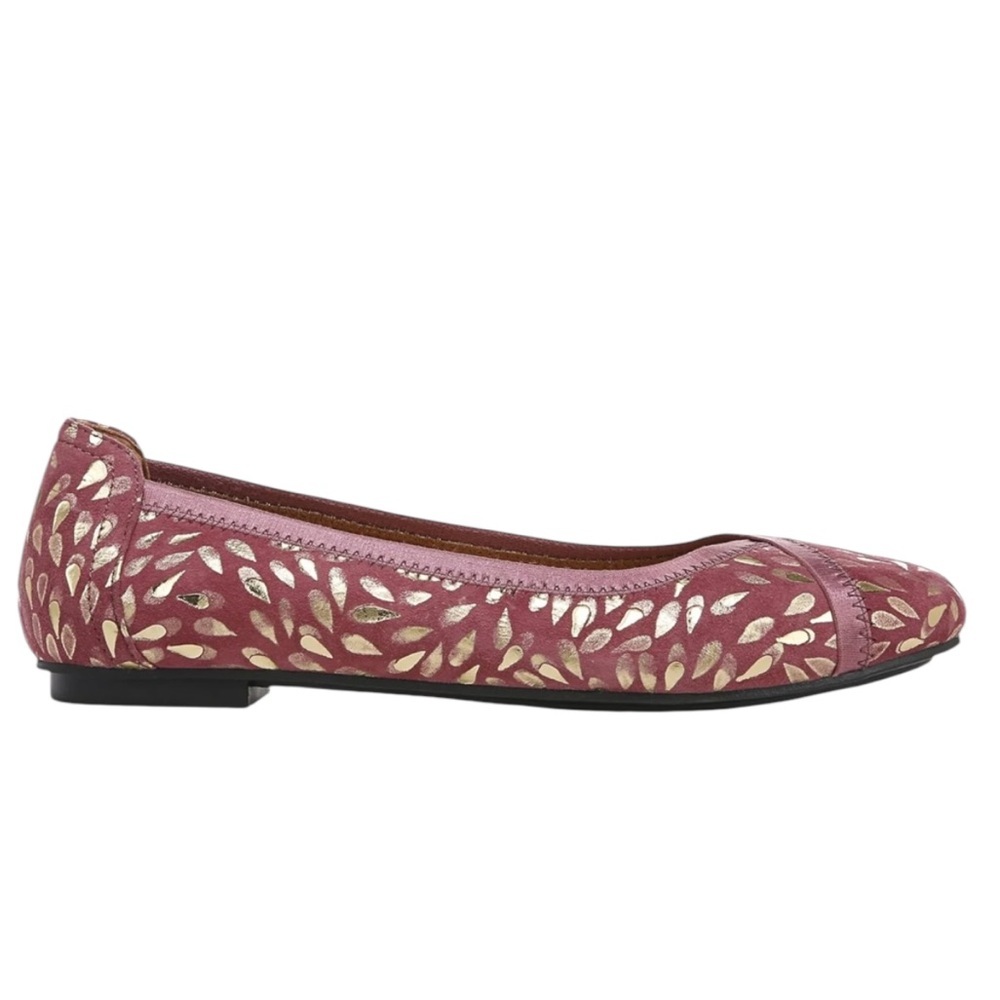 Vionic Spark Caroll Classic Ballet Flat Comfort Orthotic Insole Arch Support EUC